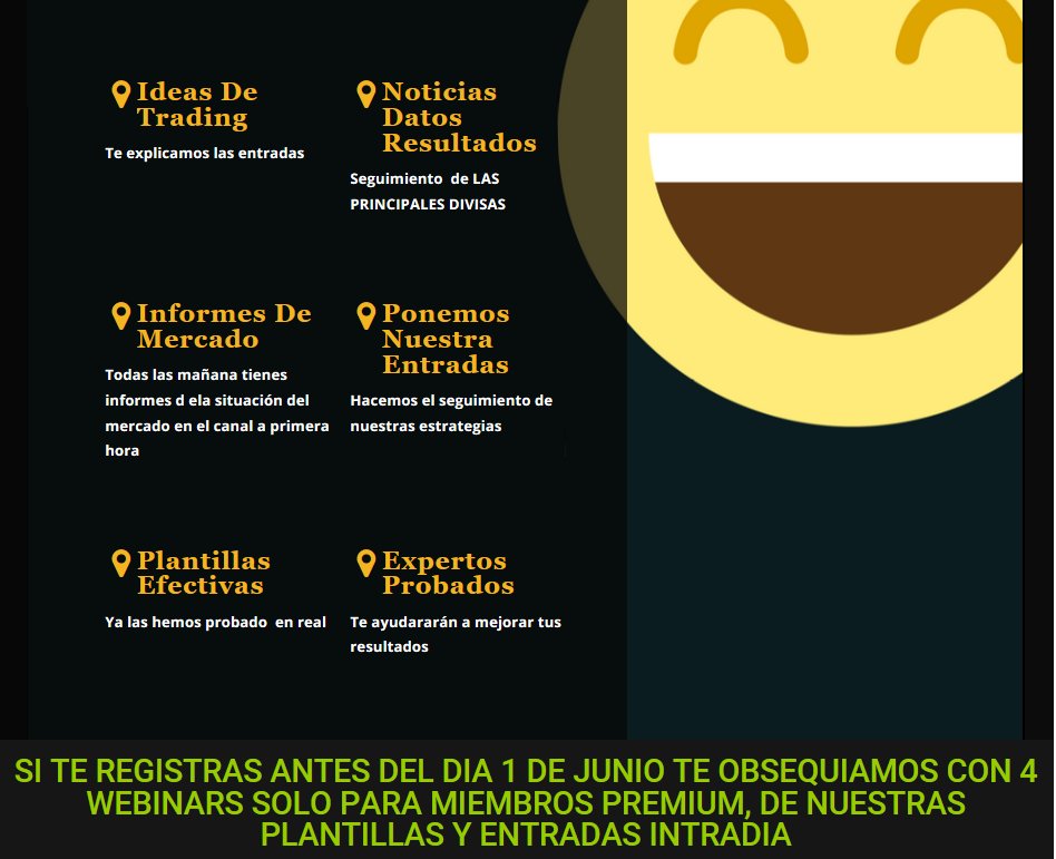 Realtradingroom (@realtradingroom) on Twitter photo Únete al canal de telegram mas completo ahora mismo del mercado, haz la prueba y mira quienes son el equipo que escribe
fxprivilege.com/index.php/6568…
<a href="/ramonmorellesp/">Ramon Morell Esp</a> <a href="/CAPITALRADIOB/">CAPITAL RADIO</a> <a href="/CincoDiascom/">CincoDiascom</a> <a href="/expansioncom/">expansioncom</a> <a href="/realmadrid/">Real Madrid C.F.</a> #EURUSD #dax30 #divisas #inversión #gbpusd <a href="/elmundoes/">EL MUNDO</a> Únete al canal de telegram mas completo ahora mismo del mercado, haz la prueba y mira quienes son el equipo que escribe
fxprivilege.com/index.php/6568…
<a href="/ramonmorellesp/">Ramon Morell Esp</a> <a href="/CAPITALRADIOB/">CAPITAL RADIO</a> <a href="/CincoDiascom/">CincoDiascom</a> <a href="/expansioncom/">expansioncom</a> <a href="/realmadrid/">Real Madrid C.F.</a> #EURUSD #dax30 #divisas #inversión #gbpusd <a href="/elmundoes/">EL MUNDO</a>