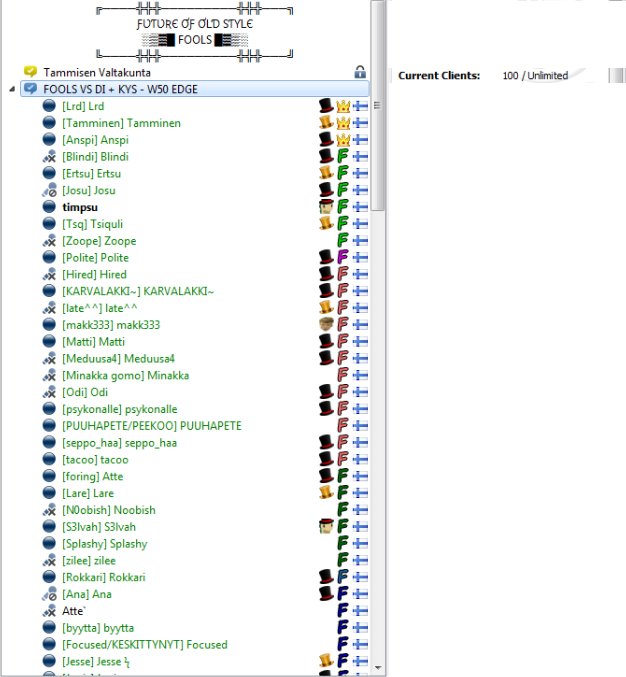 FoolsEoMeri's tweet image. Damage Inc asked us Fools for their last fight, since they decided to close. This will probably be the last real big F2P fight ever in this game and even though it was crashed, it was fun as hell. Thanks for the fight DI and best of luck in future to all your members!