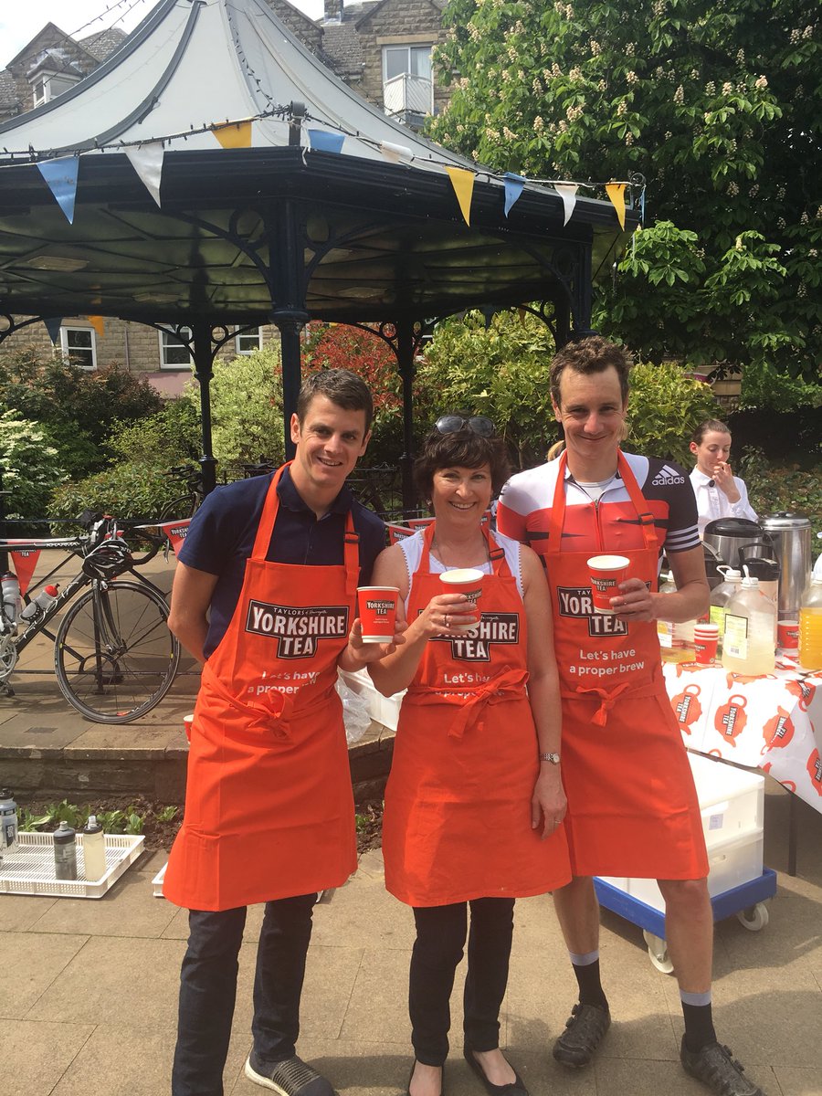MelYorksPA2016's tweet photo. A great day was by all at the annual @Bettys1919 @YorkshireTea @Taylors charity #RascalRide. Nearly £6k raised for local charities to be match funded by Bettys & Taylors. Such a pleasure to organise this event. Thanks to @AliBrownleetri & @jonny_brownlee. #RascalRide https://t.co/Yy2PgdK3JY