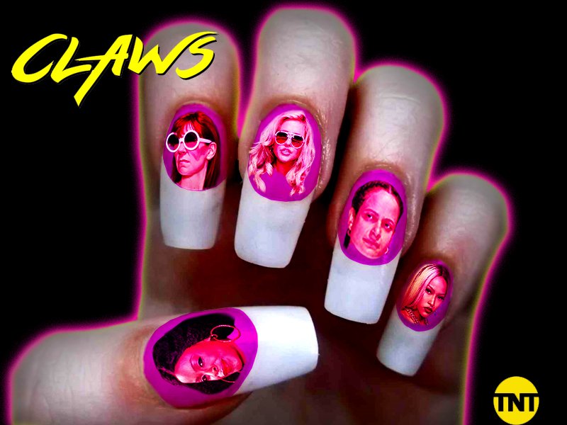 MosserSound's tweet photo. Hey Im in a contest to win, but the votes haven't gone live yet. Here is a preview of the concept art i made for @ClawsTNT season 2. Come over to https://t.co/gtVloY5Y4p 

#claws #niecynash #carriepreston #judyreyes #jenlyon #karruechetrann https://t.co/LXCdDepd24