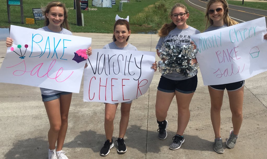 Support the PHS Cheerleaders’ Bake Sale to attend Cheer Camp.
Sunday at Bevs until 1pm.