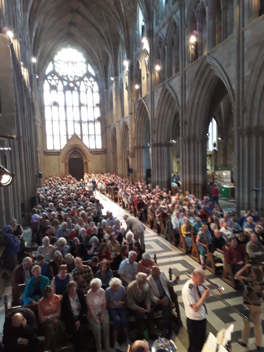 CofEWorcester's tweet image. Standing room only!! #tkcworcs #ThyKingdomCome @WorcCathedral #Pledge2Pray