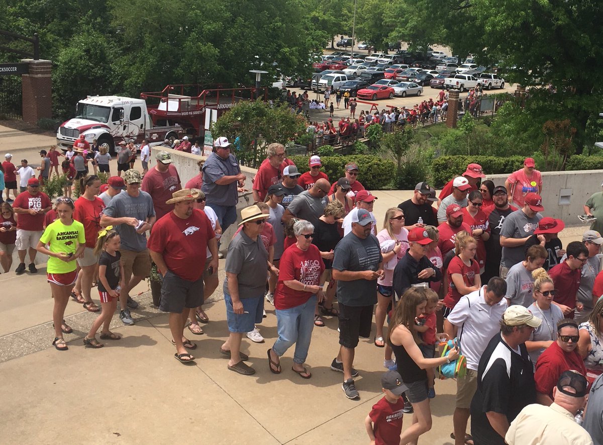 Eric Frede (@ericfrede) on Twitter photo If you’re not in that long line to get into Bogle Park, tune into <a href="/SECNetwork/">SEC Network</a> at 2:30 for <a href="/RazorbackSB/">Arkansas Softball</a> and <a href="/GoShockersSB/">Wichita State Softball</a> - a trip to the Supers on the line If you’re not in that long line to get into Bogle Park, tune into <a href="/SECNetwork/">SEC Network</a> at 2:30 for <a href="/RazorbackSB/">Arkansas Softball</a> and <a href="/GoShockersSB/">Wichita State Softball</a> - a trip to the Supers on the line