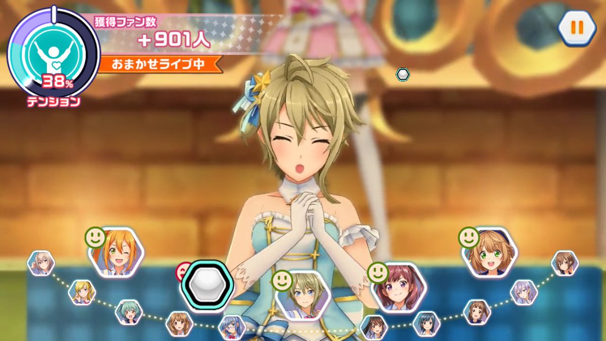 リバーズ On Twitter 後から再生できないメロディアスライブはスクショ撮るのも一発勝負か でも足下より下に観客いるのに胸下くらいの ある程度以下の位置には絶対カメラ下がらないから誰の位置でライブ見てるのか 巨人みたいな視点なのかね 笑 ときめきアイドル