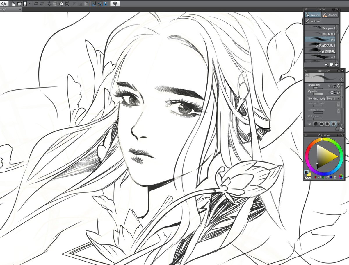 Kidchan Will Meet You Soon I Tried Nesskain S Clip Studio Paint S Brush T Co M2v9z1y9np It S Similar To Smoothness And Softness Of Paint Tool Sai S Brush I Am Grateful Thank You