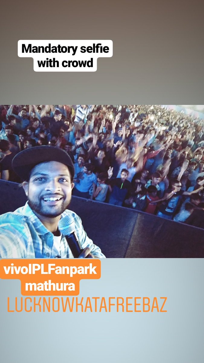 emceeshivam's tweet photo. #vivoiplfanpark #mathura https://t.co/8ouhjFbEGi