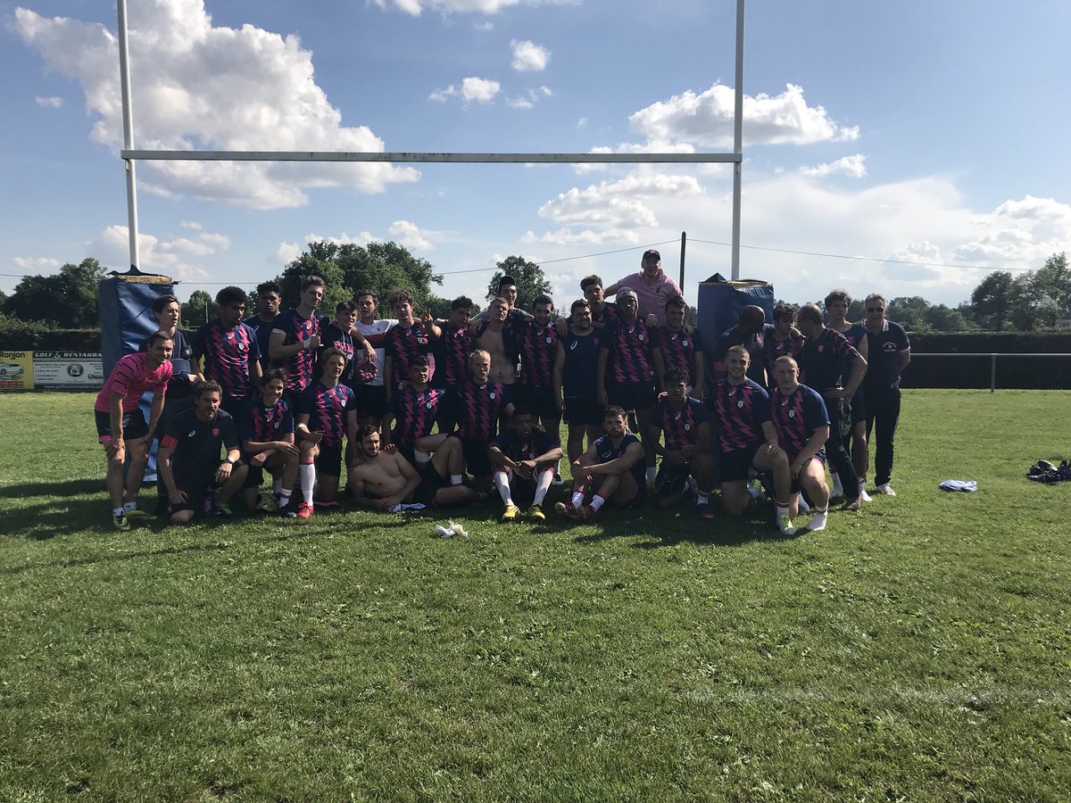 Victoire des u18 du <a href="/SFParisRugby/">Stade Français Paris</a> 15-13 cet après midi en demi contre une très belle équipe de Draguignan.En route pour la finale dans 15 jours contre <a href="/ustyrosserugby/">US Tyrosse Rugby Côte Sud</a> bravo les jeunes <a href="/juliendupuy9/">Julien Dupuy</a> <a href="/sergioparisse/">sergio parisse</a> <a href="/Jules_plisson/">Jules Plisson</a>