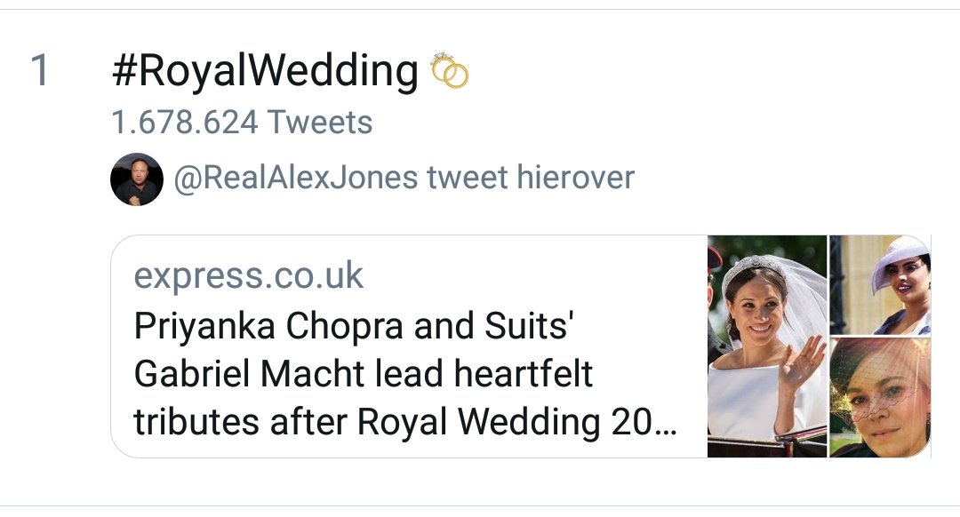 Dennahz's tweet photo. Why are people still talking about that #RoyalWedding, didn't they see $BTC went up today? #priorities #getthemstraight https://t.co/QJ6BQqaZSs