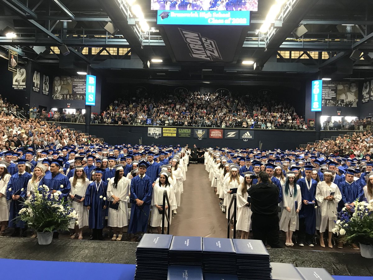 BHSMerrill's tweet photo. Congratulations to the Class of 2018!  Good luck as you begin the next phase of your life. @BrunswickCSD @BrunswickHSOHIO @BHSClassOf_2018 https://t.co/0AIBpz91fB