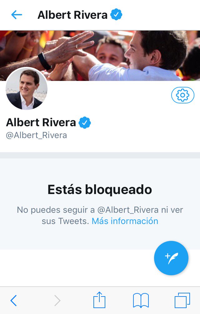 Los que me siguen saben que nunca insulto, ¿que quiero decir con eso?, que si te bloquean por pensar diferente, imagina lo que harán en los despachos. #EspañaCiudadana