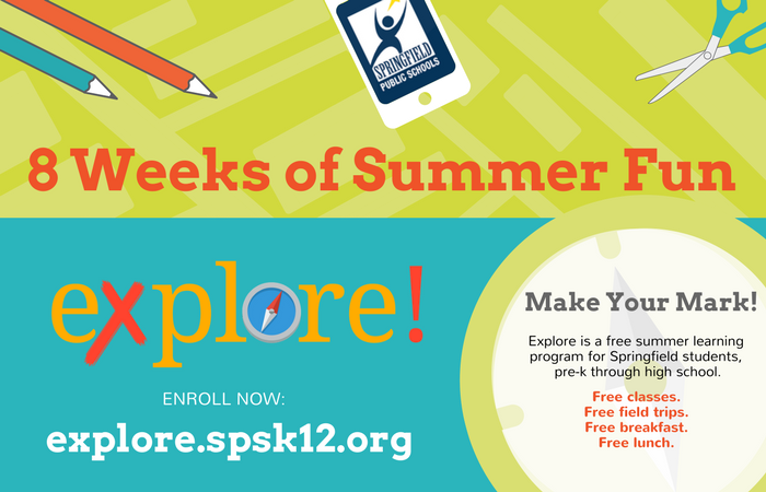 officialSPS's tweet photo. Fun for all; free for all! Explore your child's learning this summer with #ExploreSPS, our eight-week, all day program. Learn more and register at https://t.co/CKRE9nms9B https://t.co/Wxt4crhOZO