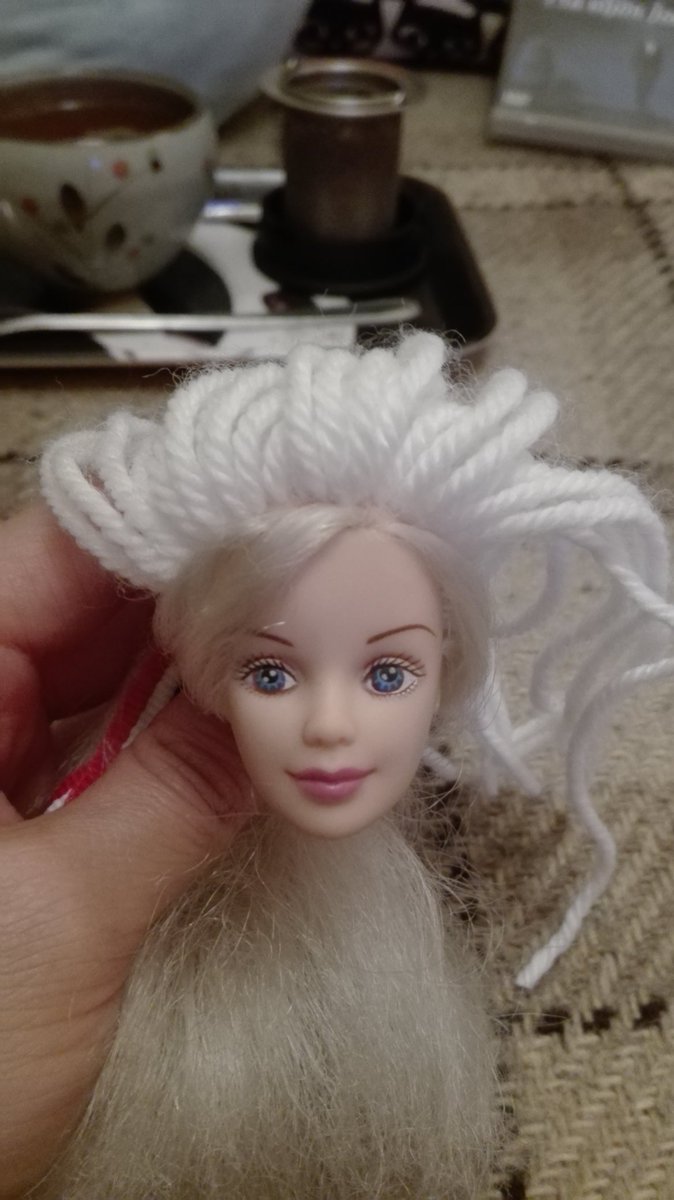 barbie yarn hair