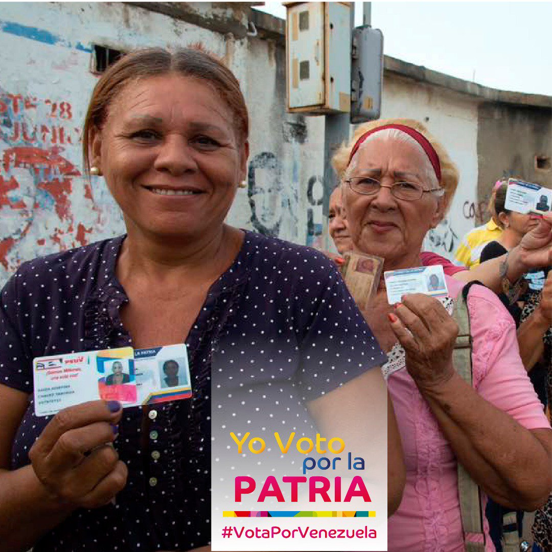 oscarmiguelsilv's tweet photo. Yo voto, tengo mi carné de la patria y del PSUV y pal' Punto Rojo voy #AhoraTeTocaATiVotar https://t.co/r5Ybcn4AF0