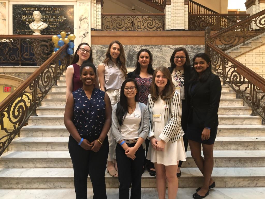 DanitheEngineer's tweet photo. Great to be back at my Alma Mater @DrexelEngr for the Engineering Luncheon which was hosted by 11 student orgs including @DrexelSWE Great example of collaboration! #proudtobeadragon #DrexelAw18 https://t.co/qGDN62lluz