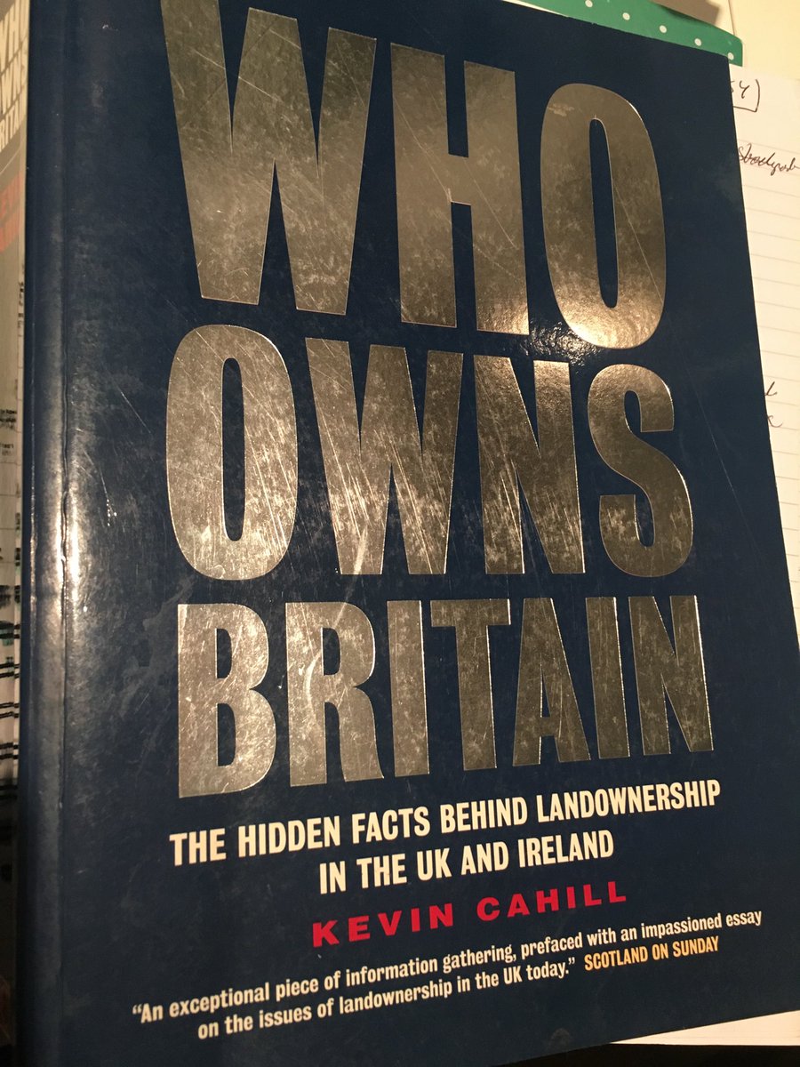 Bramhallplanner's tweet image. Looking forward to reading about some gems in here. Who owns Britain? #planninggeek