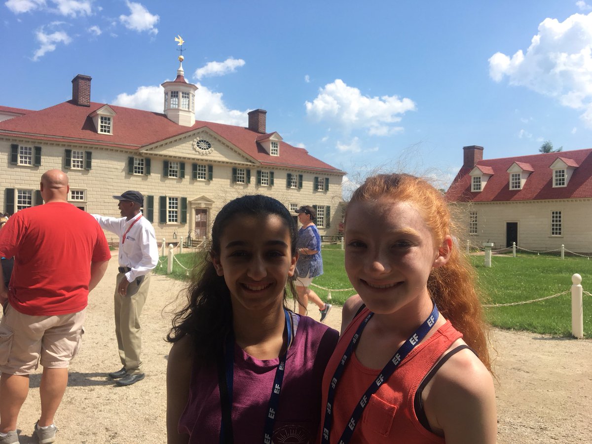 FMSWashStudies's tweet photo. Hanging around G.W.’s house. #EFtravelgoals #fmslearns @marcycasavant https://t.co/9xAEbfNGhj