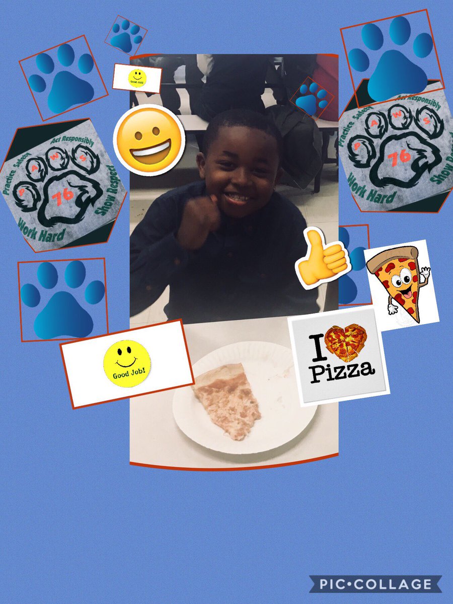 Enjoying pizza for his April PAWS reward!! 🐾 Ms. Rizzi loves rewarding students for a job well done. Thanks for always going above and beyond, Ms. Rizzi! The students truly appreciate it. ❤️❤️