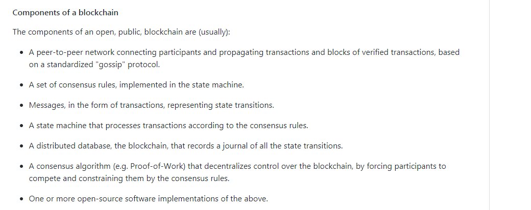 twitmyreview's tweet image. Components of a Blockchain by @aantonop and #EthereumBook