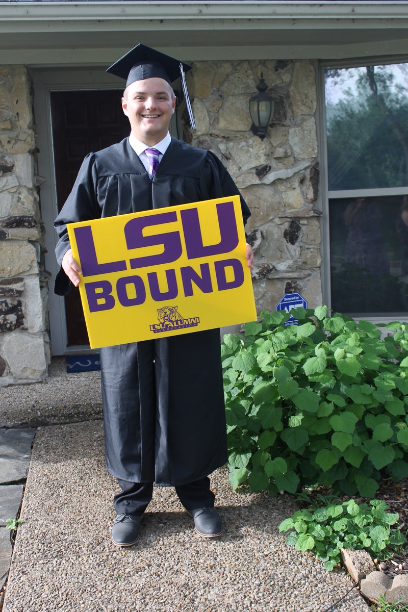 bonnieabadie's tweet image. So proud of you son! @qabadie57 #LSU22 #LSUbound