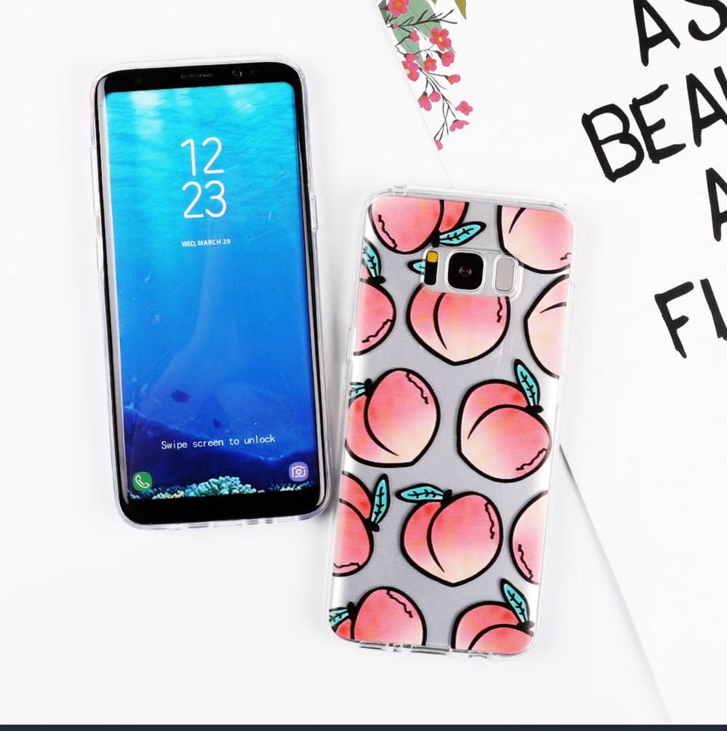 DemShops's tweet photo. Peaches Case 🍑Available for Galaxy S7, S7 edge, S8, S8 plus, S9 &amp; S9 plus! Visit https://t.co/SOQmYcg6ho to get yours 🤳🏽 #peaches #galaxy #samsung #Android #SamsungGalaxyS9 #GalaxyS9Plus #GalaxyS8 #galaxys8plus #galaxys7 #galaxys7edge #DEMShops https://t.co/PYWSPwMA2E