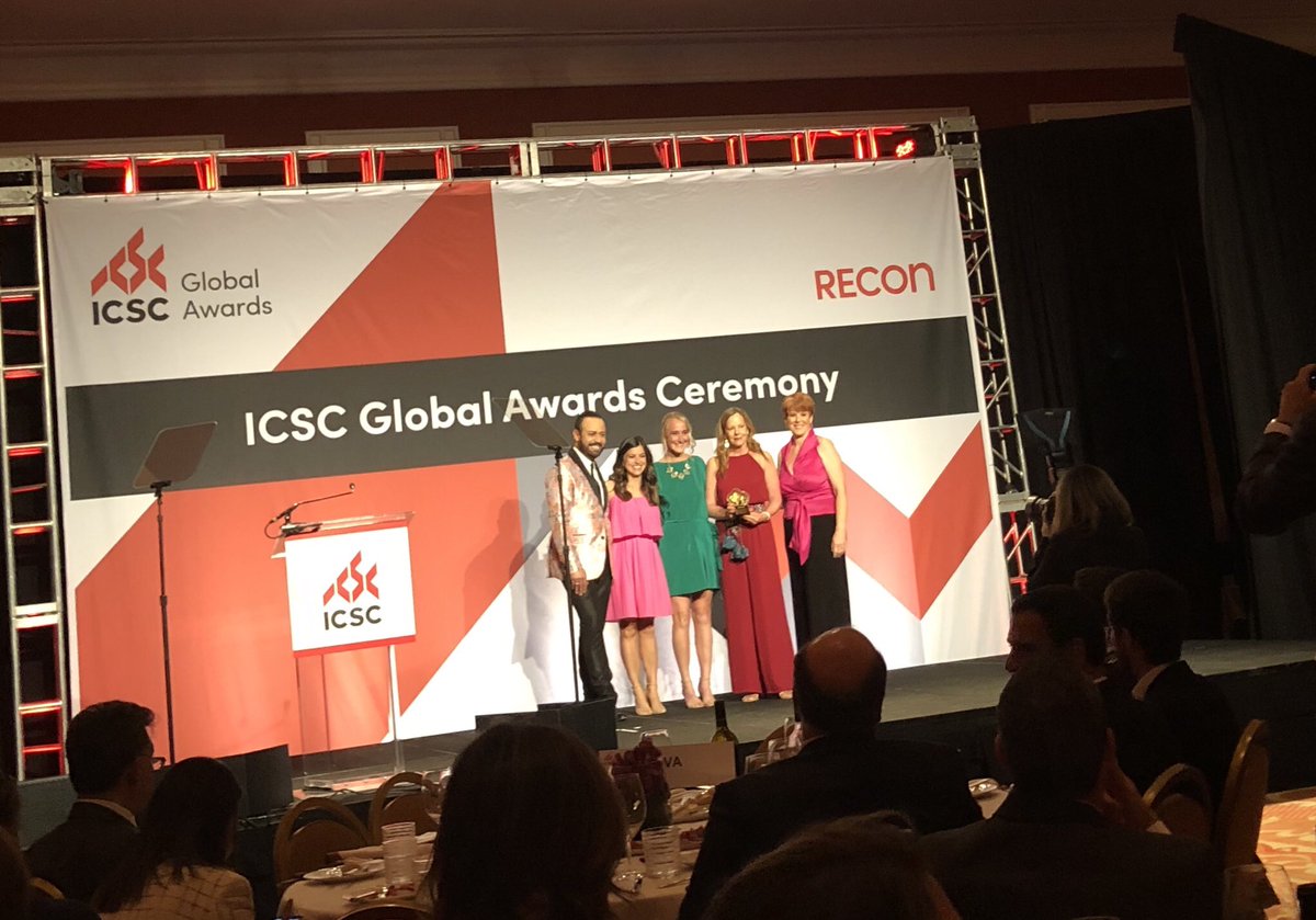 CarolineWilbert's tweet photo. Love seeing @lgillespie and NAP team honored at #ICSCMAXI awards again and again! #wilbertclient https://t.co/KSsk9i2jL5