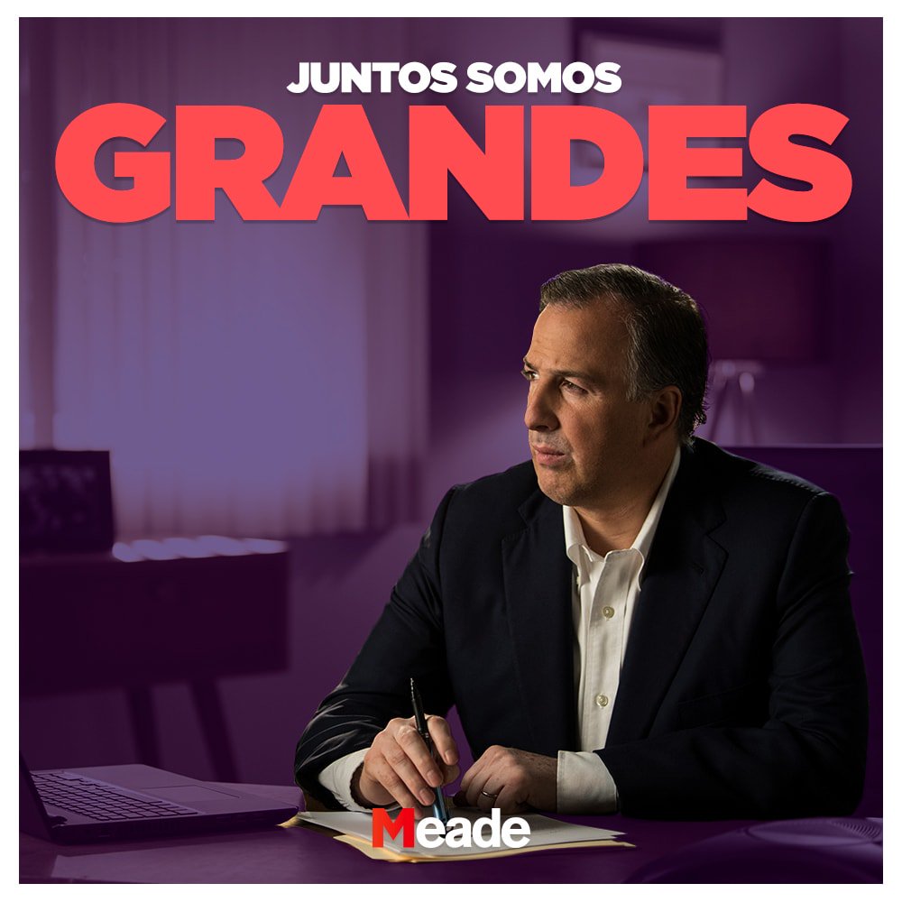 AvanzadosMX's tweet photo. En unos minutos más, comenzará el #DebatePresidencial2018 de nuestro Candidato @JoseAMeadeK , los jóvenes estudiantes estamos listos y vamos con #MeadePresidente https://t.co/SIlNq6R9aq