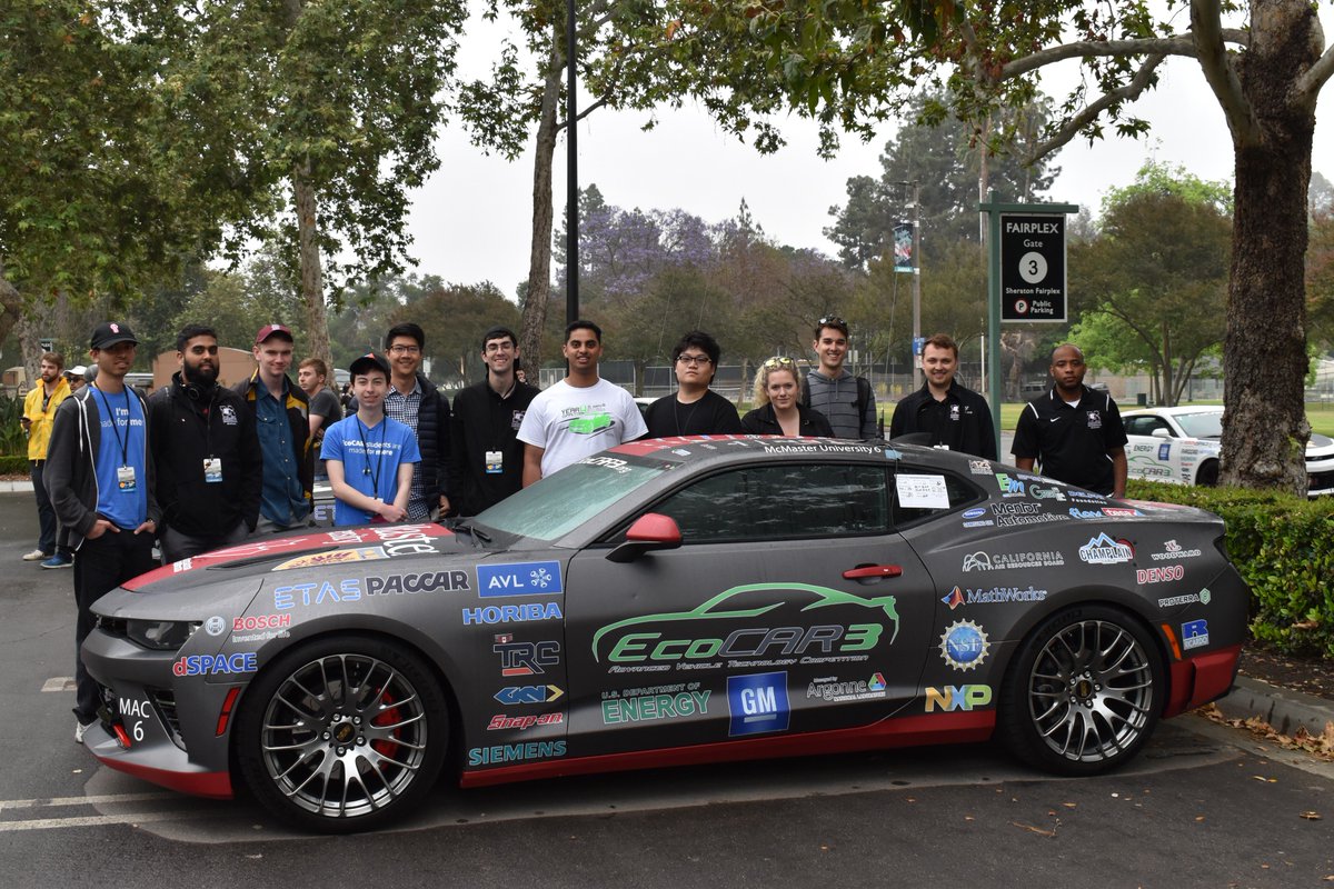 MacEngEcoCAR's tweet photo. The #McMaster #EcoCAR3 Team was proud to participate in the #OTR (Over The Road) portion of the competition earlier today. This was a crowning achievement putting our innovations out into the real world!
#AVTC #hybrid #automotive #excellence #E28 https://t.co/ssfyNTxpG2