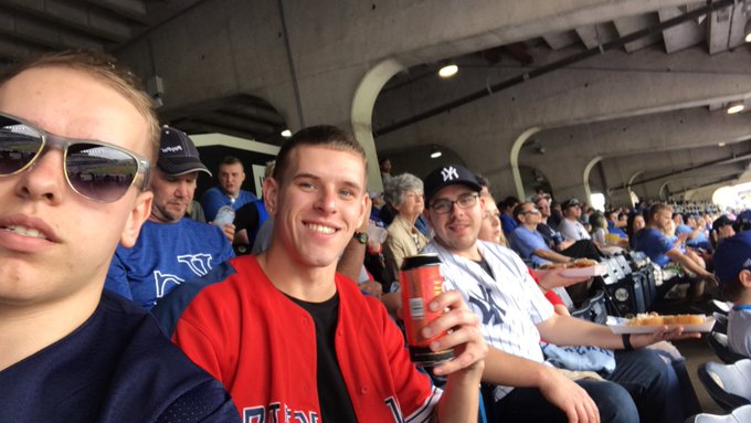 Yankee game with the FamBam!! https://t.co/WmV29XCUyh<a href="/tag/flexin"class="tags"><span>#flexin</span></a><a href="/tag/workoutbros"class="tags"><span>#workoutbros</span></a>