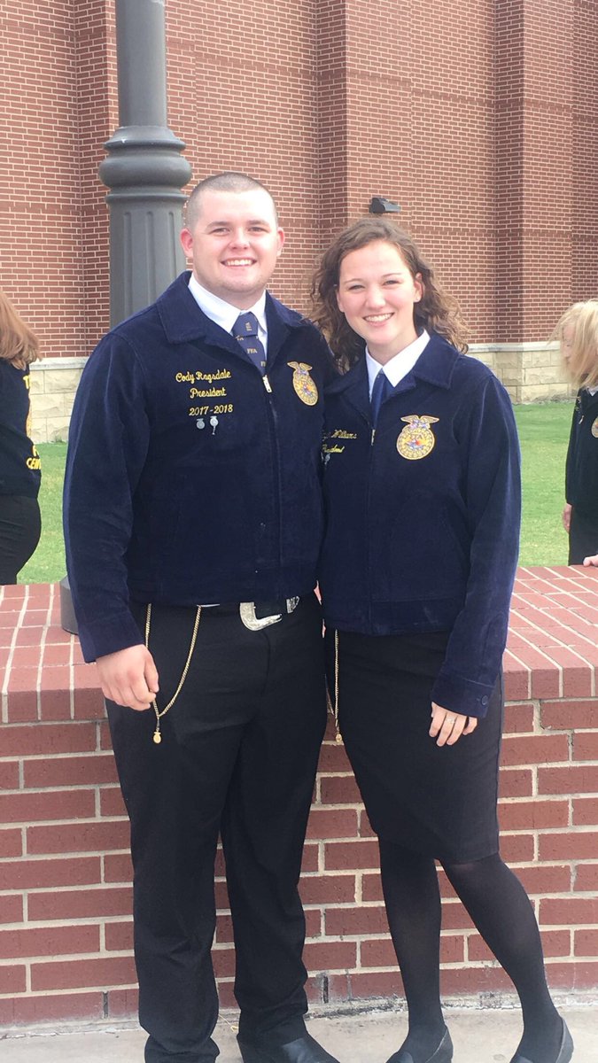 Some of our favorite Titans attending our last FFA event of the year. #CHSffa #bittersweet #💙💛