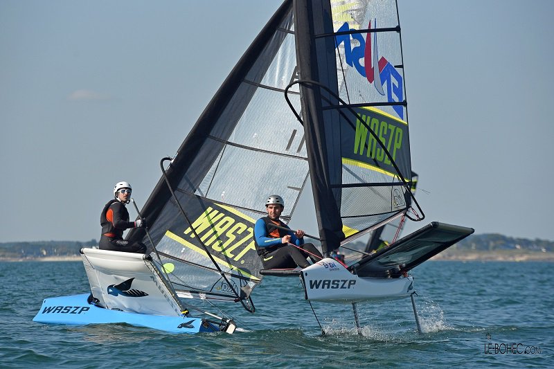 ENVSN56's tweet image. National #WASZP jour 2⃣ à l'@ENVSN56  
6 courses aujourd'hui dans un vent assez faible