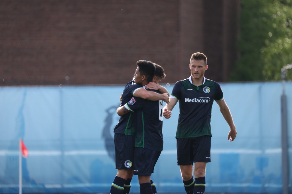 After his first attempt is blocked, Reece Dalton puts the ball in the top corner for a 6-1 lead in the 87th minute. 

#NPSL