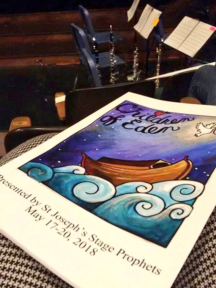 Children of Eden about to start. Final show <a href="/StageProphets/">Stage Prophets</a> <a href="/AcadiaU/">Acadia University</a> <a href="/TownOfWolfville/">Wolfville</a> #ProudMom