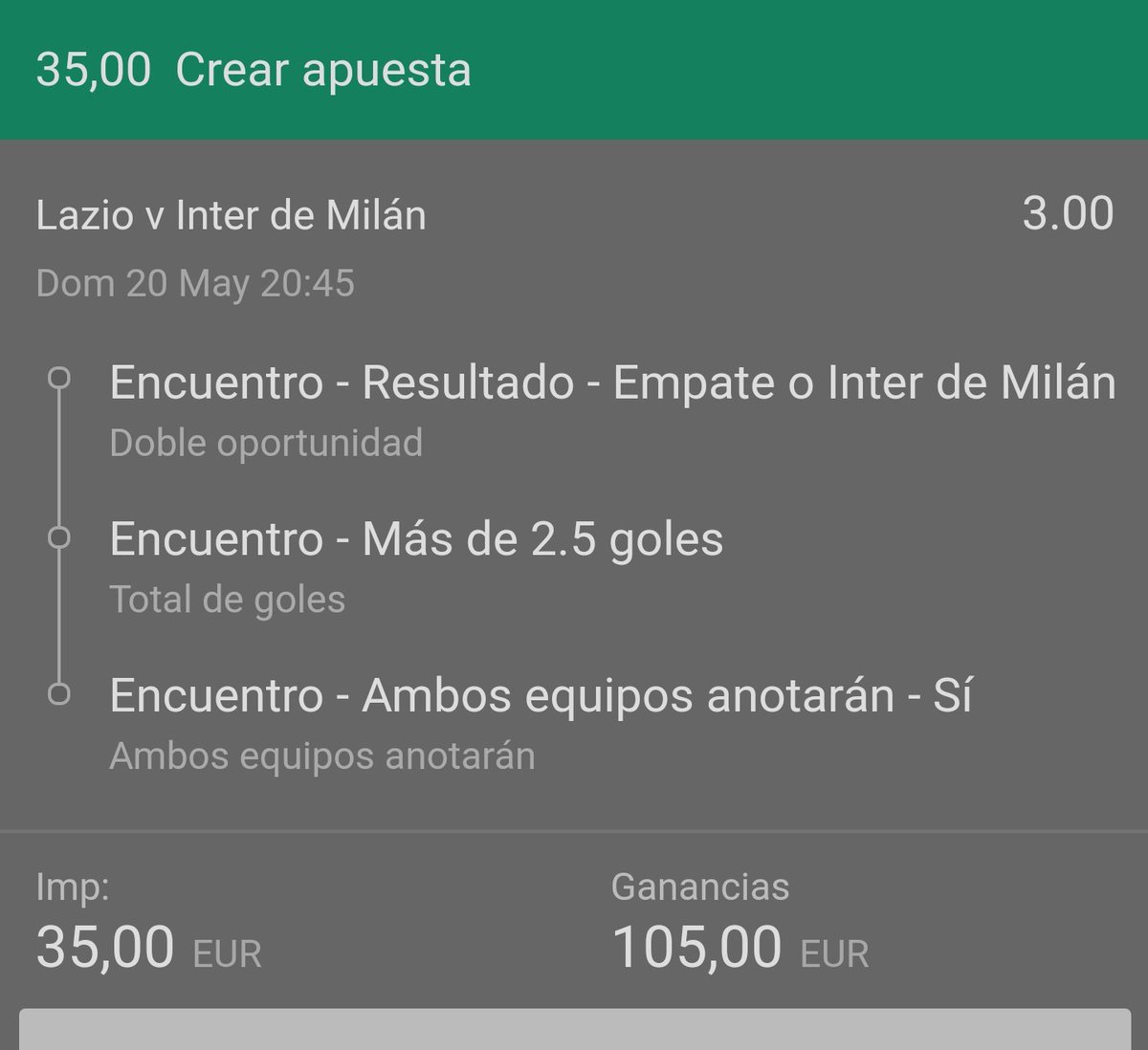 Giorgio_Picks's tweet photo. Apuestas como estas nos llevamos por el grupo 💶💶💶💶💶

Entra ya https://t.co/RBUNR21Ili https://t.co/IqMQNvXuv5