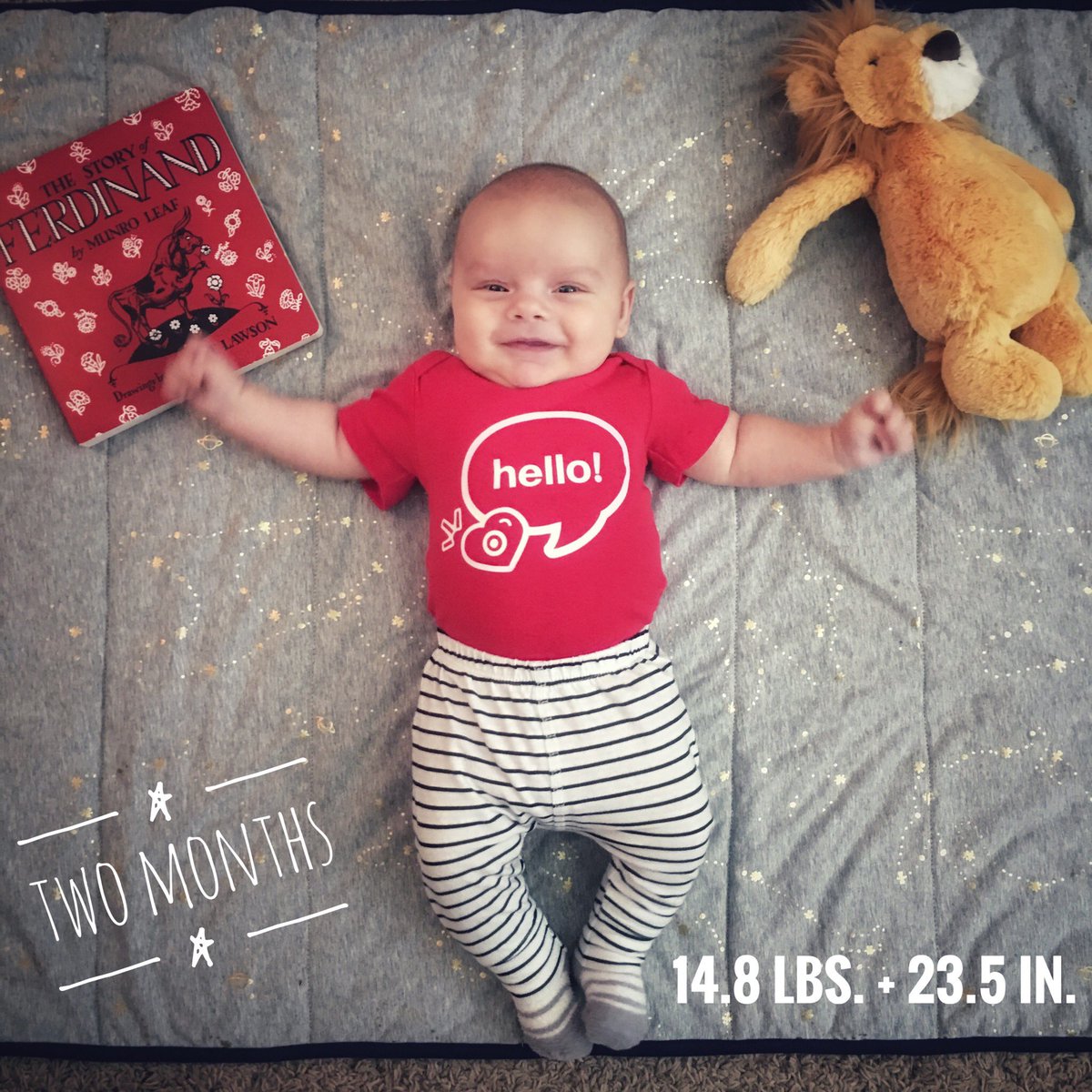 RaschkeKinders's tweet photo. growing BIG &amp; strong like Ferdinand. #booksandbabies https://t.co/Udhcd7Fg5h