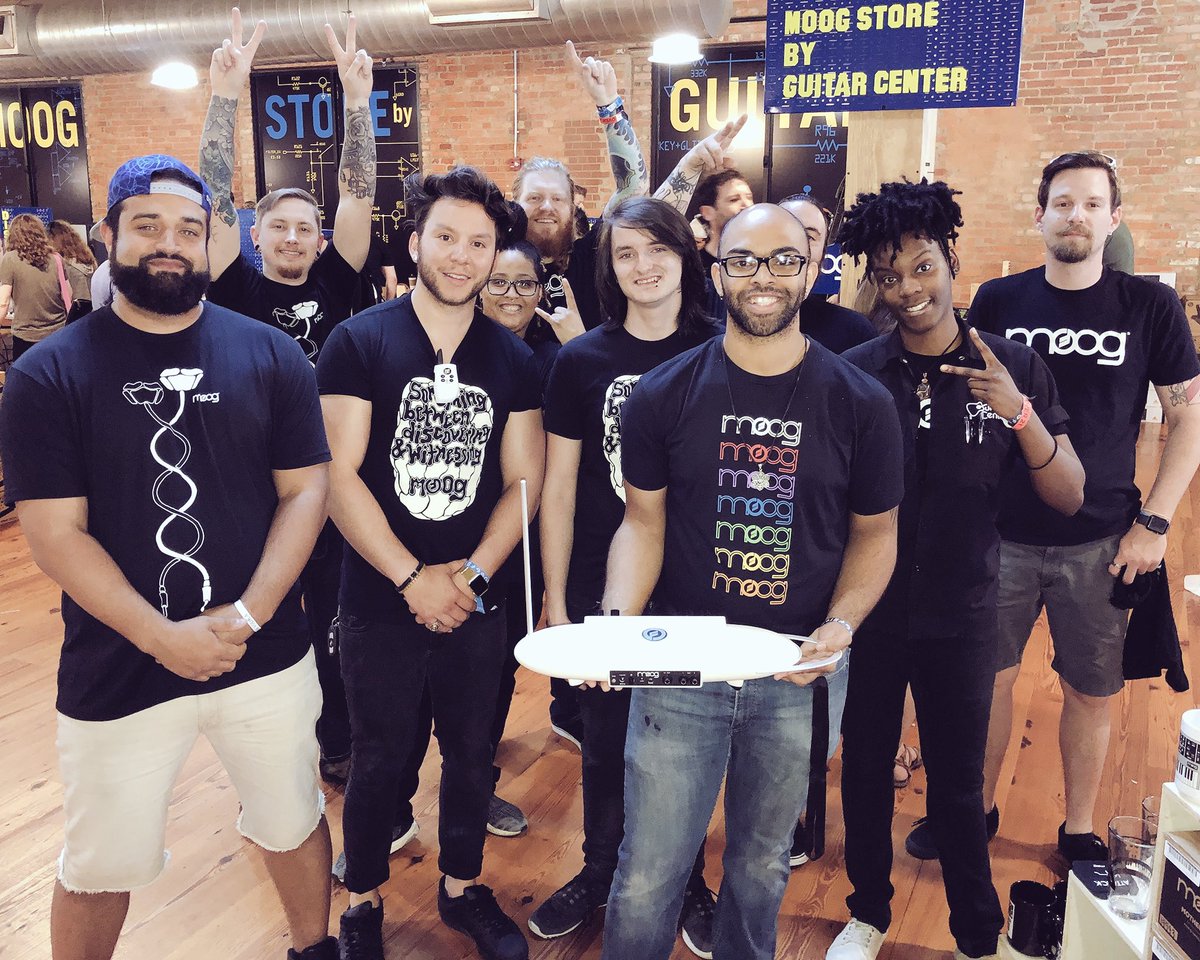 guitarcenter's tweet image. That’s a wrap on #Moogfest2018! 🎉 Thanks to all who stopped by to check out new gear at the Official #Moogstore, and special thanks to the team from our North Carolina stores - you guys crushed it! 🔥🎹 #D31