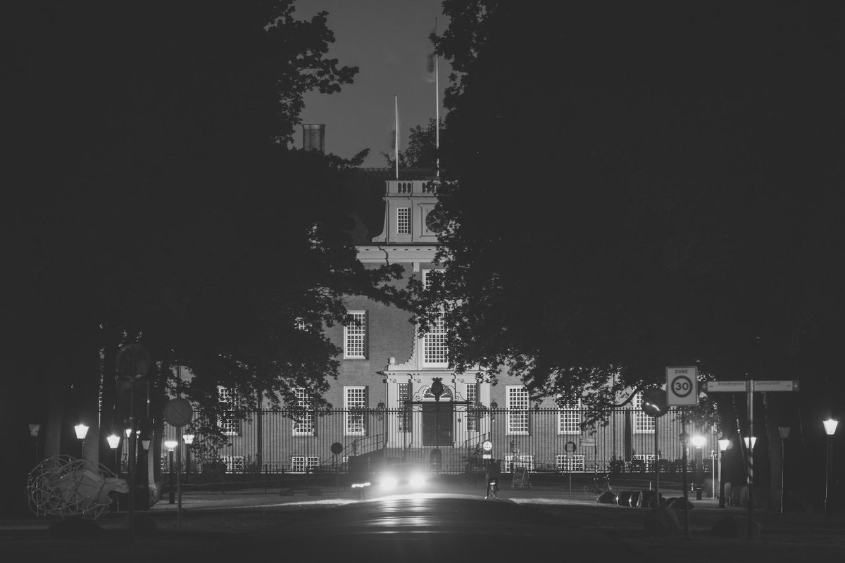 Format369's tweet photo. .@slotzeist at night. #streetphotography #blackandwhite #bnw #bw #monochrome #nightphotography #sonyalpha #minolta #manual #prime #135mm #f8 #4sec #slotzeist #zeist #sjootme https://t.co/dycsIfy9m5
