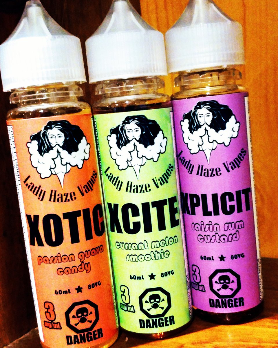 SheLoreBlog's tweet image. Got my first package from @LadyHazeVapes! They are a brand new company! I can't wait to try them 💦💥😍
#vape #vapefam #vapelife #vapereview #Vapenation #eliquids #ecigs #vapeporn #vapepics #vapeaddict #vapelyfe