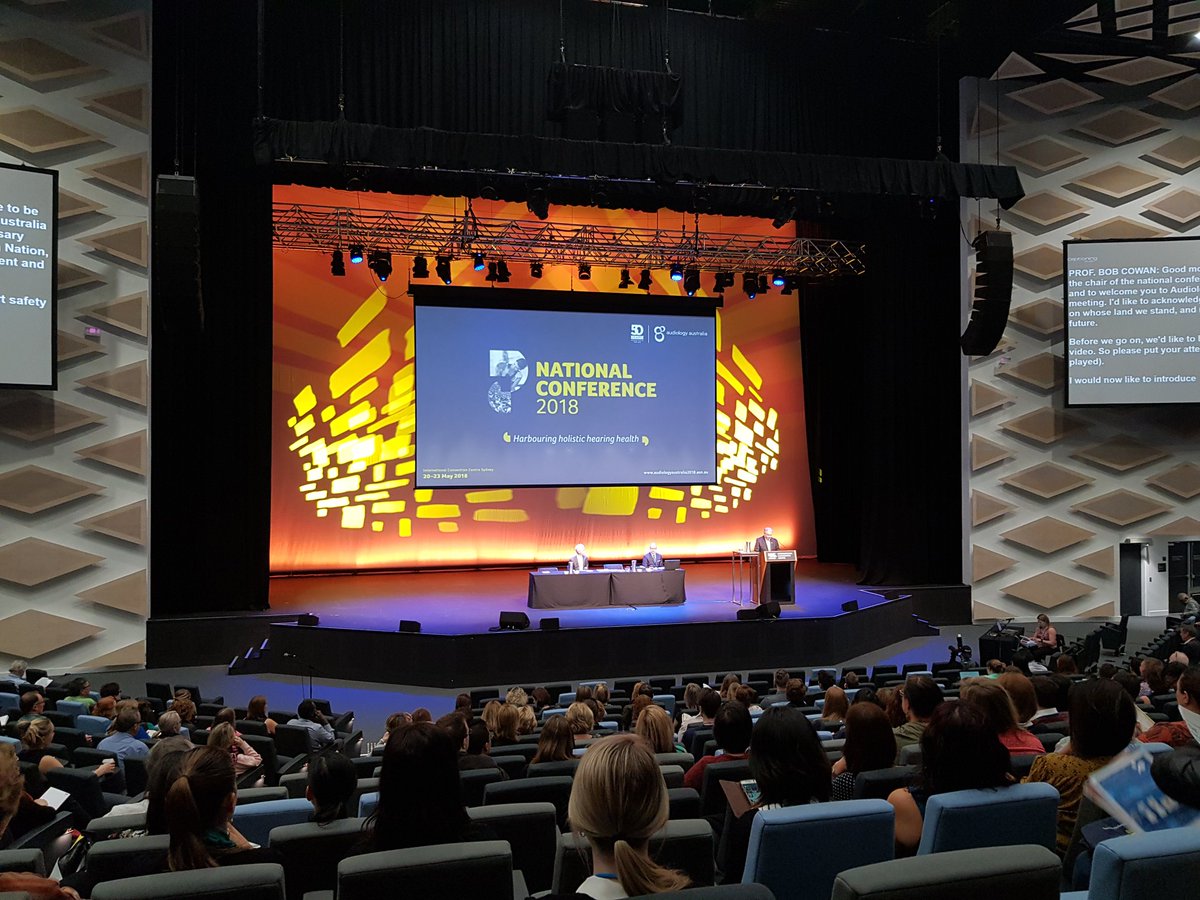 Kicking off #AudA18  <a href="/Audiology_2018/">Audiology Australia</a>