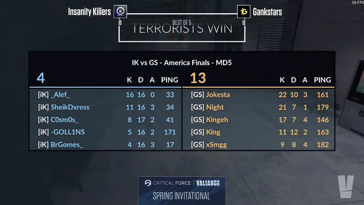 G3N3S1SGG's tweet photo. Nós da G3N3S1S estamos na torcida pelo nosso antigo companheiro de equipe @AlefJhonatas representando o Brasil na final da #SpringCOPS pela @KillersInsanity !!! Primeiro mapa foi da @gankstars mas restam 4 mapas ainda. Acreditamos na virada!! #GOiK https://t.co/YtMdRQgTJY