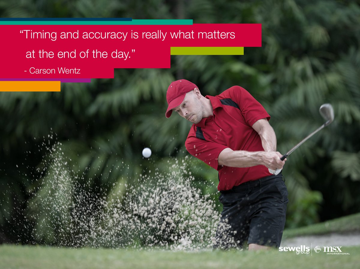 "Timing and accuracy is really what matters at the end of the day."  - Carson Wentz
#motivationalmonday