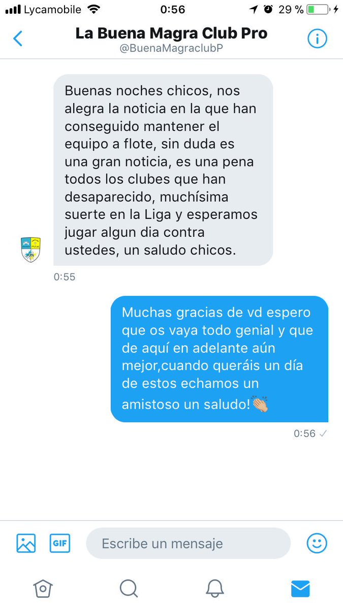 Clubes pequeños que se hacen gigantes de verdad muchas gracias sois muy grandes!👏🏼👏🏼👏🏼 @BuenaMagraclubP