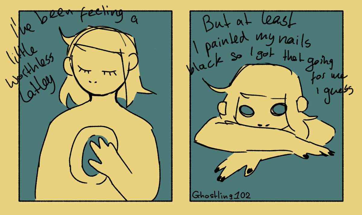 ghostling102's tweet photo. quick sketchy vent art because im disappointed with my art and its getting to me https://t.co/3J2gDREltz