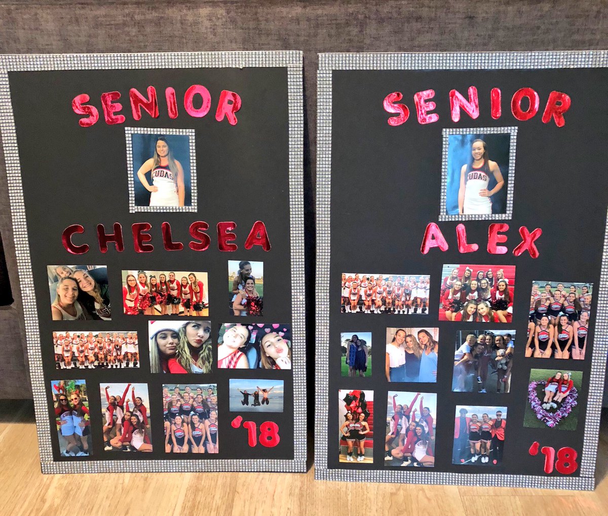 Coach_MrsWood's tweet photo. #NSBHS Senior Legacy Walk READY!! So proud of these two young ladies! 🔴⚫️👯‍♀️🎓 @NSBHScheer https://t.co/FHnayUyiGa