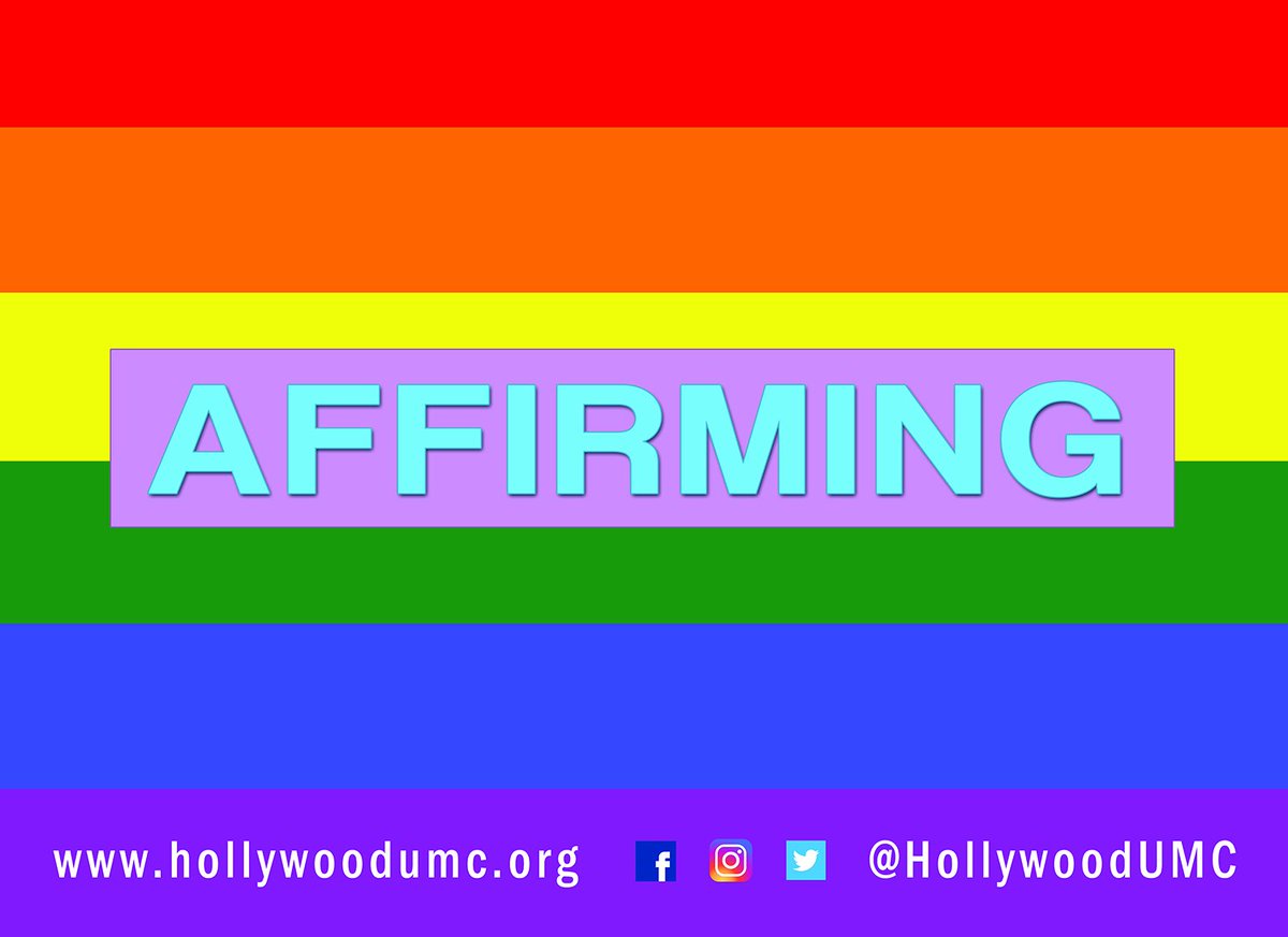 This June we celebrate our LGBTQ+ family and say boldly ALL are welcomed, included and affirmed by this community of faith!  #LGBTQ #Affirming #WelcomingALL #Inclusion #churchfamily #HUMCFamily #HollywoodUMC #HarmonyTL #community #CommunityOfFaith