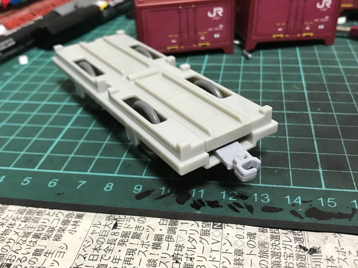 プラたいすん 夜中に完成したもう片方のリアル 連結器 こちらは最初からグレーにしました ただの飾りになるかもしれませんが 一応連結させてみたところ良い感じ 笑 噛み合いが良くないですが ここは削れば良くなるかも 改造プラレール プラたいすん 夜中に完成したもう片方のリアル 連結器 こちらは最初からグレーにしました ただの飾りになるかもしれませんが 一応連結させてみたところ良い感じ 笑 噛み合いが良くないですが ここは削れば良くなるかも 改造プラレール