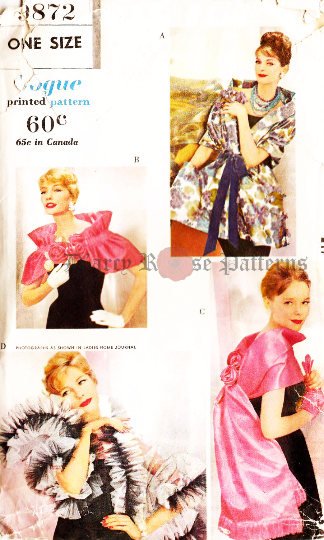 DarcyroseDesign's tweet image. Vintage Sewing Pattern 1950s Vogue 9872 GLAMOROUS Evening Stoles and Capelets tuppu.net/1cb5991 #DRCRosePatterns #Etsy #PatternPatterTeam