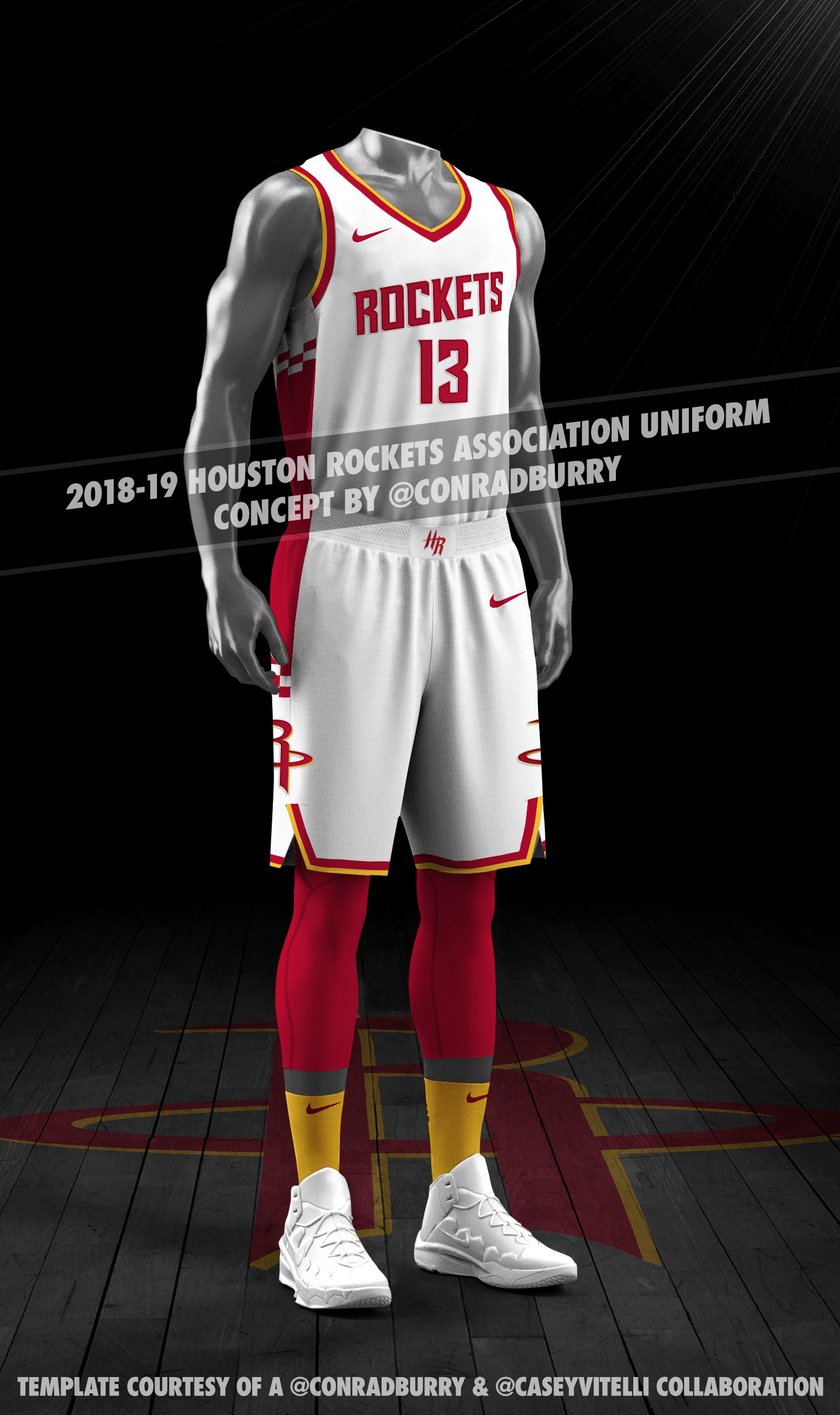 Rockets City Edition Jersey concept. Any feedback? (IG and Twitter:  @emmegraphic) : r/rockets