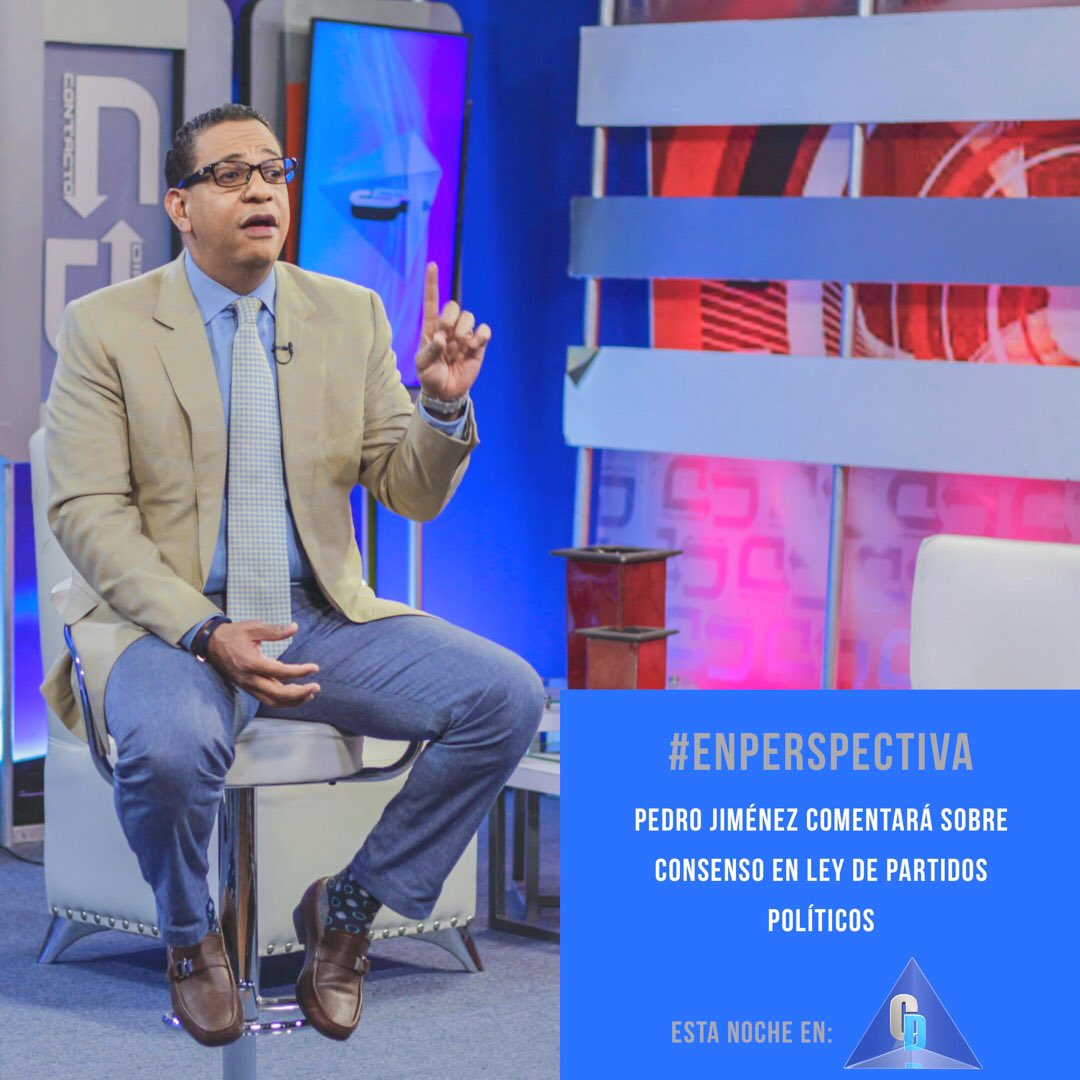 contactodtv's tweet photo. Pedro Jiménez (@jimenezpedro27) hablará #EnPerspectiva sobre consenso o no en proyecto de ley de Partidos Políticos.
Esta noche en #ContactoDirecto 🎤🎥 https://t.co/5iexkG6U3z
