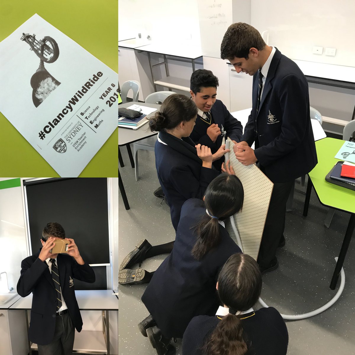 gracemamo's tweet photo. And we’re off on a #ClancyWildRide - First launch lesson of our Yr8 STEM project with 8.6 #clancysci #rutac #ClancyTAS @stemacademysyd @CCCWestHoxton @D_Fetterplace @MrDwyerTAS https://t.co/0n39rgUdUJ