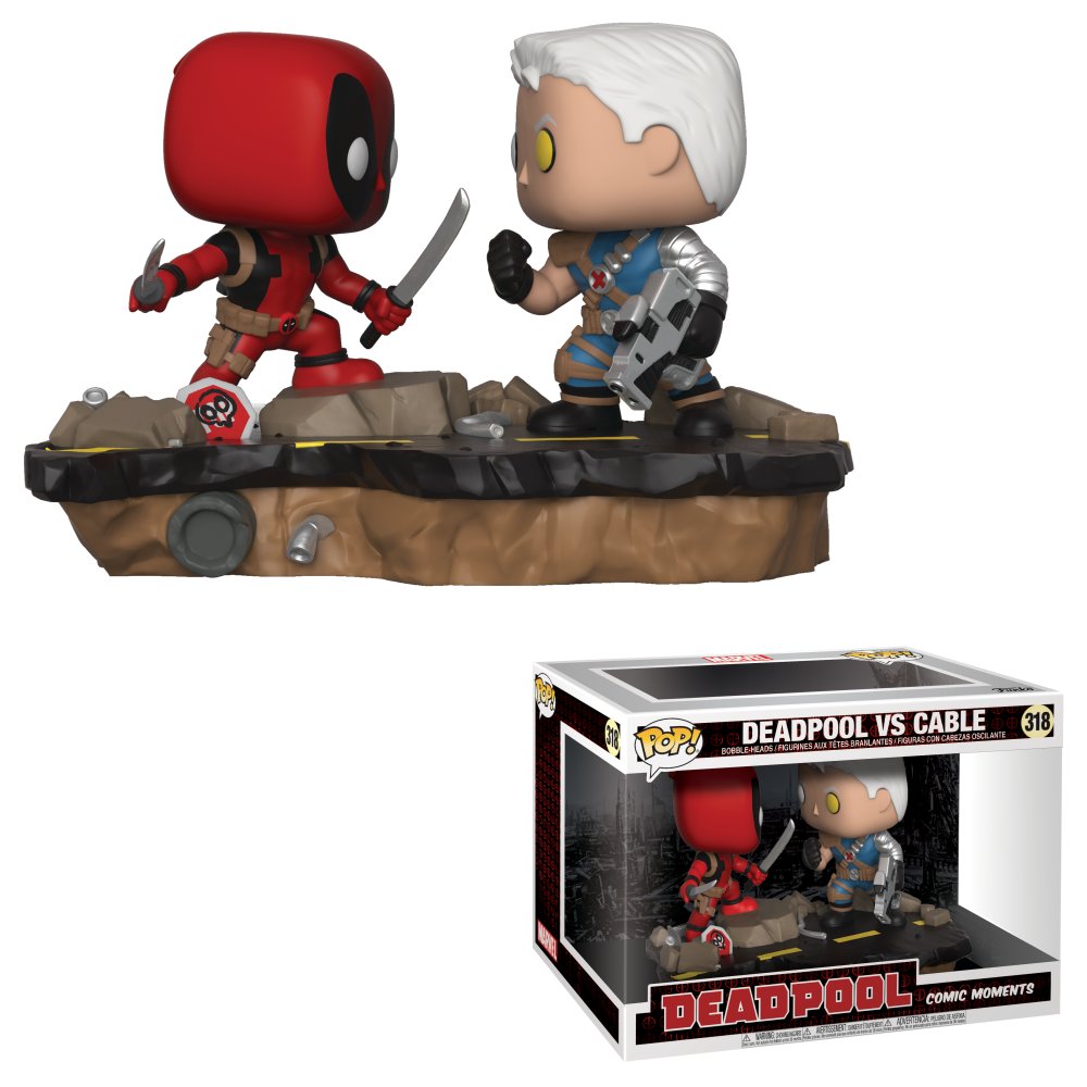 OriginalFunko's tweet photo. RT &amp; follow @OriginalFunko for the chance to win a Deadpool vs Cable Pop! Comic Moment! https://t.co/pQtsmmr3nN